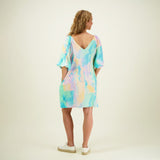 Sunset Volume Sleeve Tunic Dress -Mekko Aikuisten mekko More Love