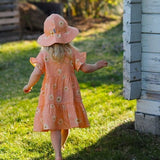 Sweet Daisy Muslin -Mekko | Peachy Mekko Dancing In The Sunshine