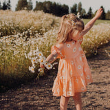 Sweet Daisy Muslin -Mekko | Peachy Mekko Dancing In The Sunshine