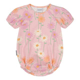 Sweetness Puff Sleeve Romper | Milky Pink Body Dancing In The Sunshine