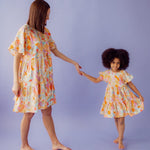 TAHITI FRILL DRESS -MEKKO Aikuisten mekko Beach Party Women