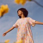 TAHITI FRILL DRESS -MEKKO Aikuisten mekko Beach Party Women