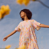 TAHITI FRILL DRESS -MEKKO Aikuisten mekko Beach Party Women