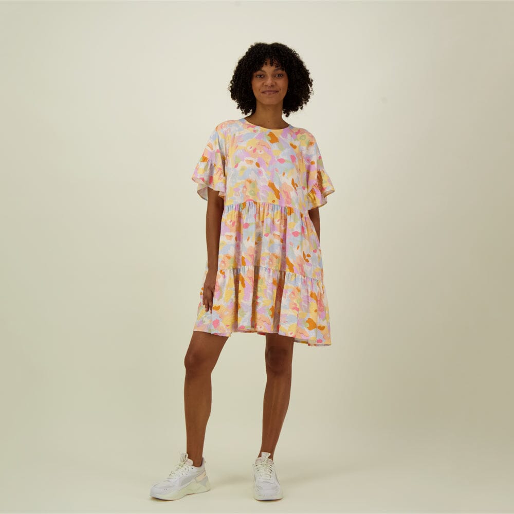 TAHITI FRILL DRESS -MEKKO Aikuisten mekko Beach Party Women