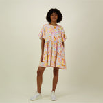 TAHITI FRILL DRESS -MEKKO Aikuisten mekko Beach Party Women