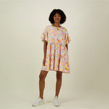 TAHITI FRILL DRESS -MEKKO Aikuisten mekko Beach Party Women