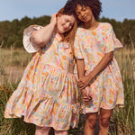 TAHITI FRILL DRESS -MEKKO Aikuisten mekko Beach Party Women