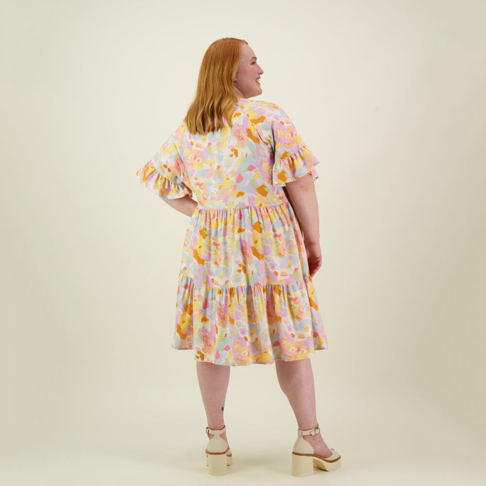 TAHITI FRILL DRESS -MEKKO Aikuisten mekko Beach Party Women