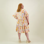 TAHITI FRILL DRESS -MEKKO Aikuisten mekko Beach Party Women