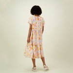 TAHITI TIERED MIDI DRESS -MEKKO Aikuisten mekko Beach Party Women