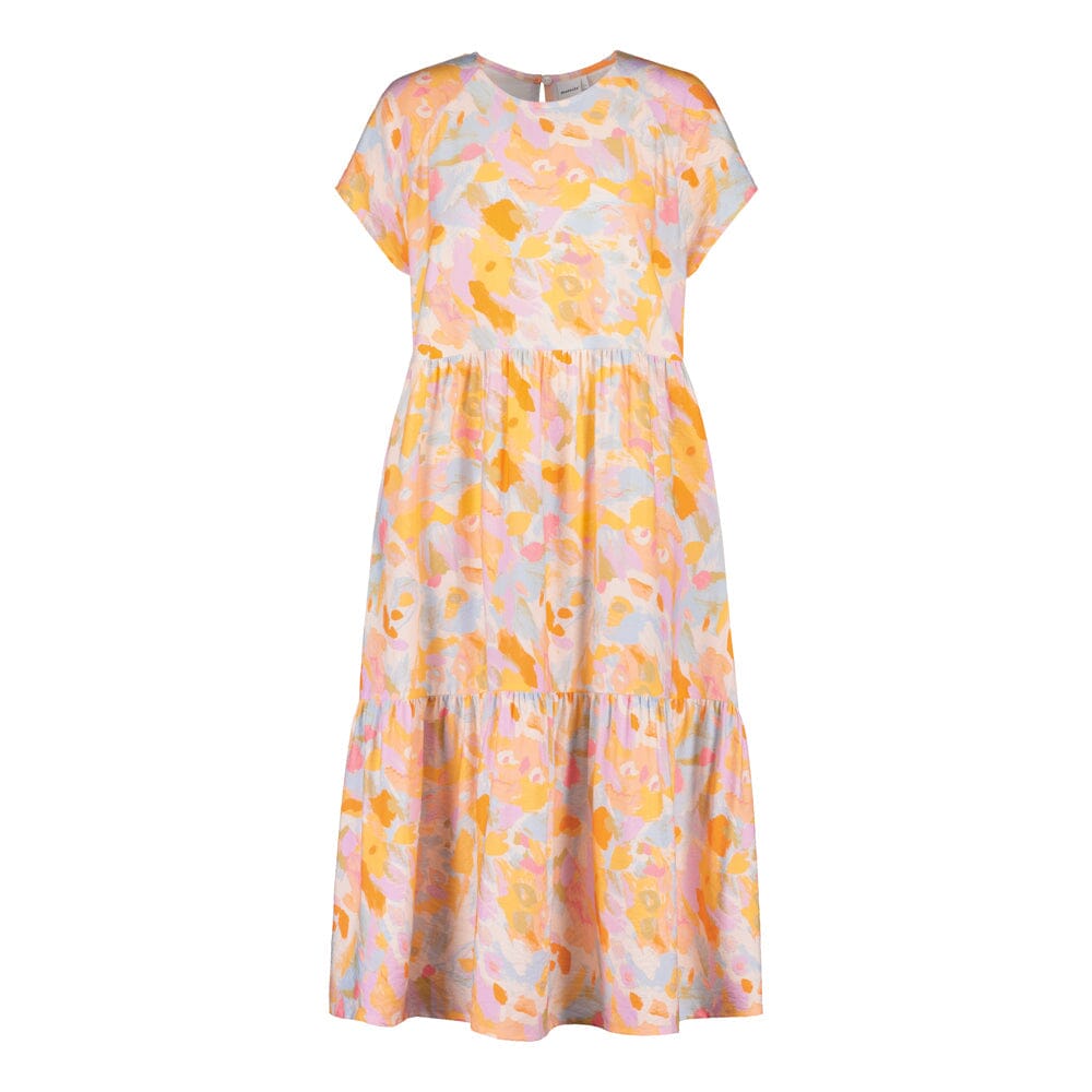 TAHITI TIERED MIDI DRESS -MEKKO Aikuisten mekko Beach Party Women