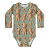 Teddy Bear Body Ls | Spruce Green Body You Make Me Happy