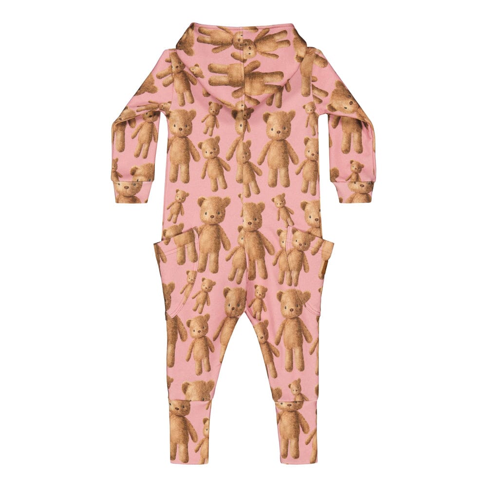 Teddy Bear Jumpsuit | Warm Pink Haalari / Jumpsuit You Make Me Happy