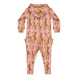 Teddy Bear Jumpsuit | Warm Pink Haalari / Jumpsuit You Make Me Happy