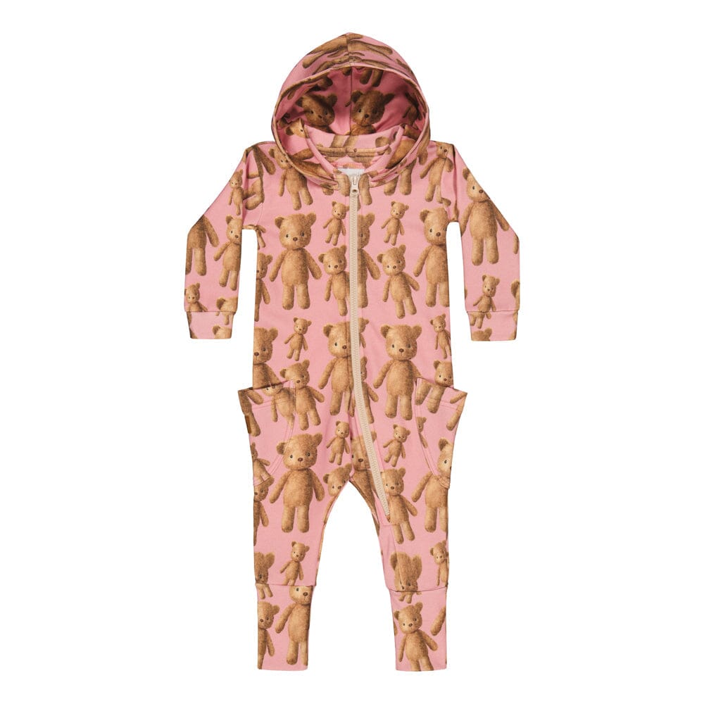 Teddy Bear Jumpsuit | Warm Pink Haalari / Jumpsuit You Make Me Happy