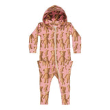 Teddy Bear Jumpsuit | Warm Pink Haalari / Jumpsuit You Make Me Happy