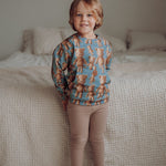 Teddy Bear Pocket Sweater -Collegepaita | Spruce Green Pitkähihainen paita Metsola