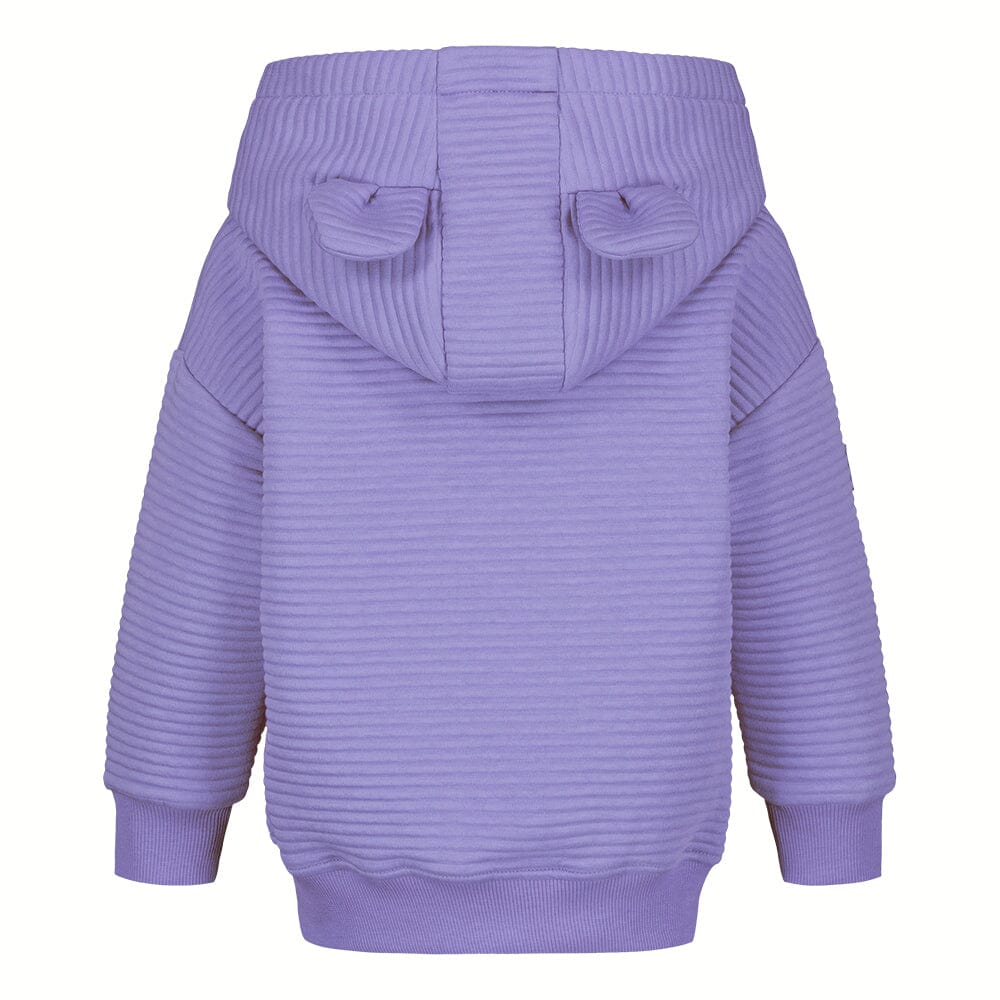 Textured Bear Hoodie -Huppari | Wildy Pitkähihainen paita True Campers