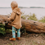 Textured Bear Romper | Woody Body True Campers