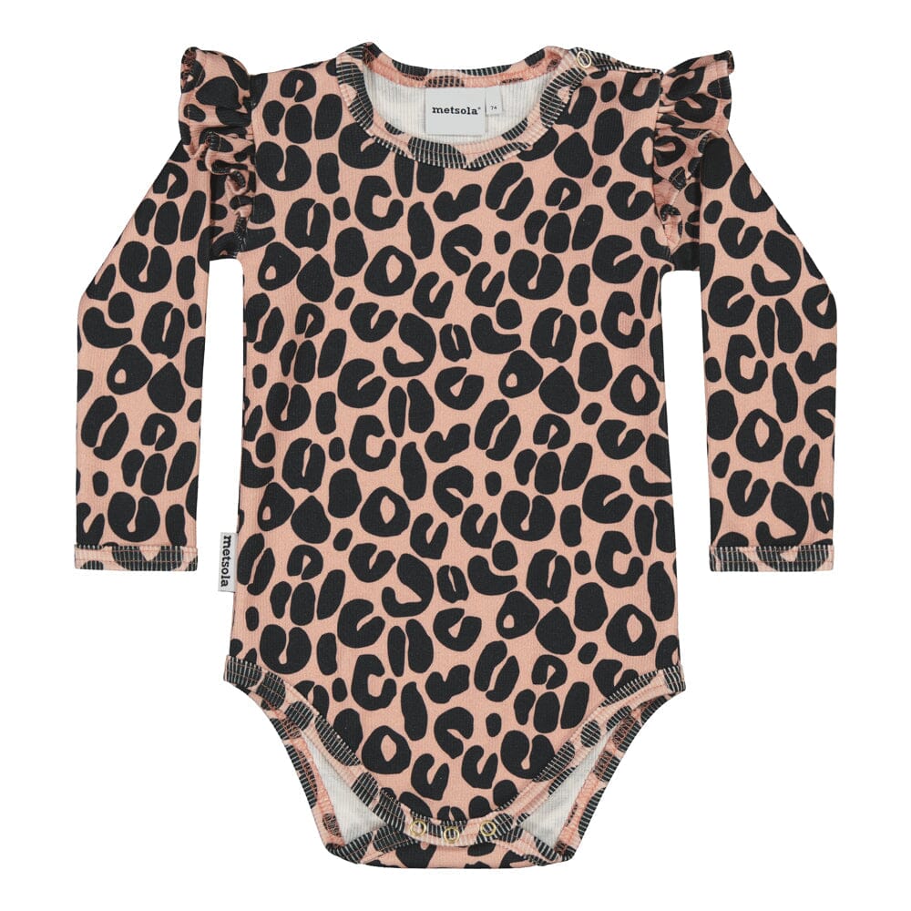 Tinies Rib Frilla -Body | Dusty Rose Body You and Me