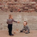 Tinies Rib Frilla -Body | Dusty Rose Body You and Me