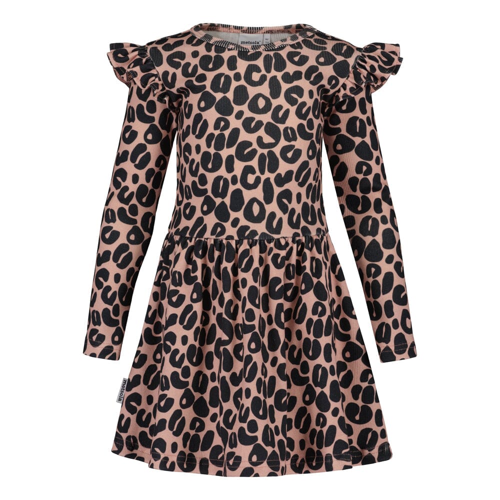 Tinies Rib -Frilla Mekko | Dusty Rose Mekko You and Me