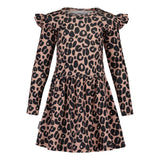 Tinies Rib -Frilla Mekko | Dusty Rose Mekko You and Me
