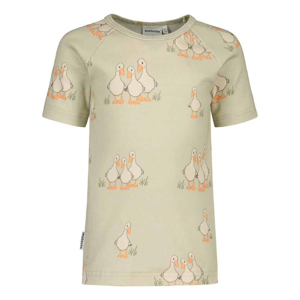 TINY FARMERS RIB T-SHIRT | MILKY PEAR Paita Wonders of Life