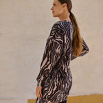 Traces Sweater Dress -Collegemekko | Licorice Aikuisten mekko Metsola