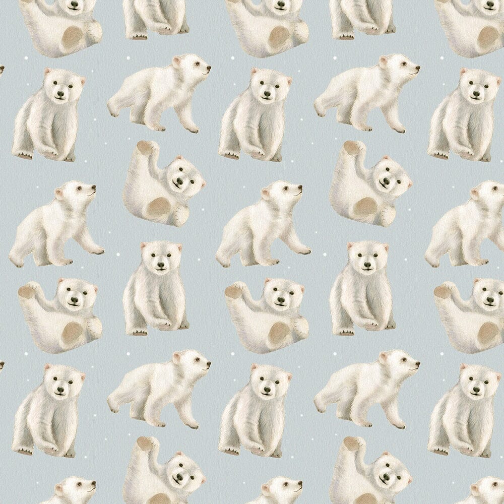 Trikoo Polar Bears 1M | Icy Blue Kangaskarkelot