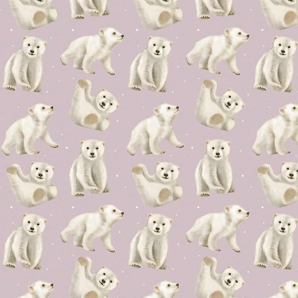 Trikoo Polar Bears 1M | Icy Lilac Kangaskarkelot
