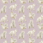 Trikoo Polar Bears 1M | Icy Lilac Kangaskarkelot