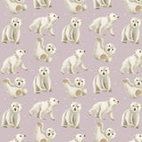 Trikoo Polar Bears 1M | Icy Lilac Kangaskarkelot