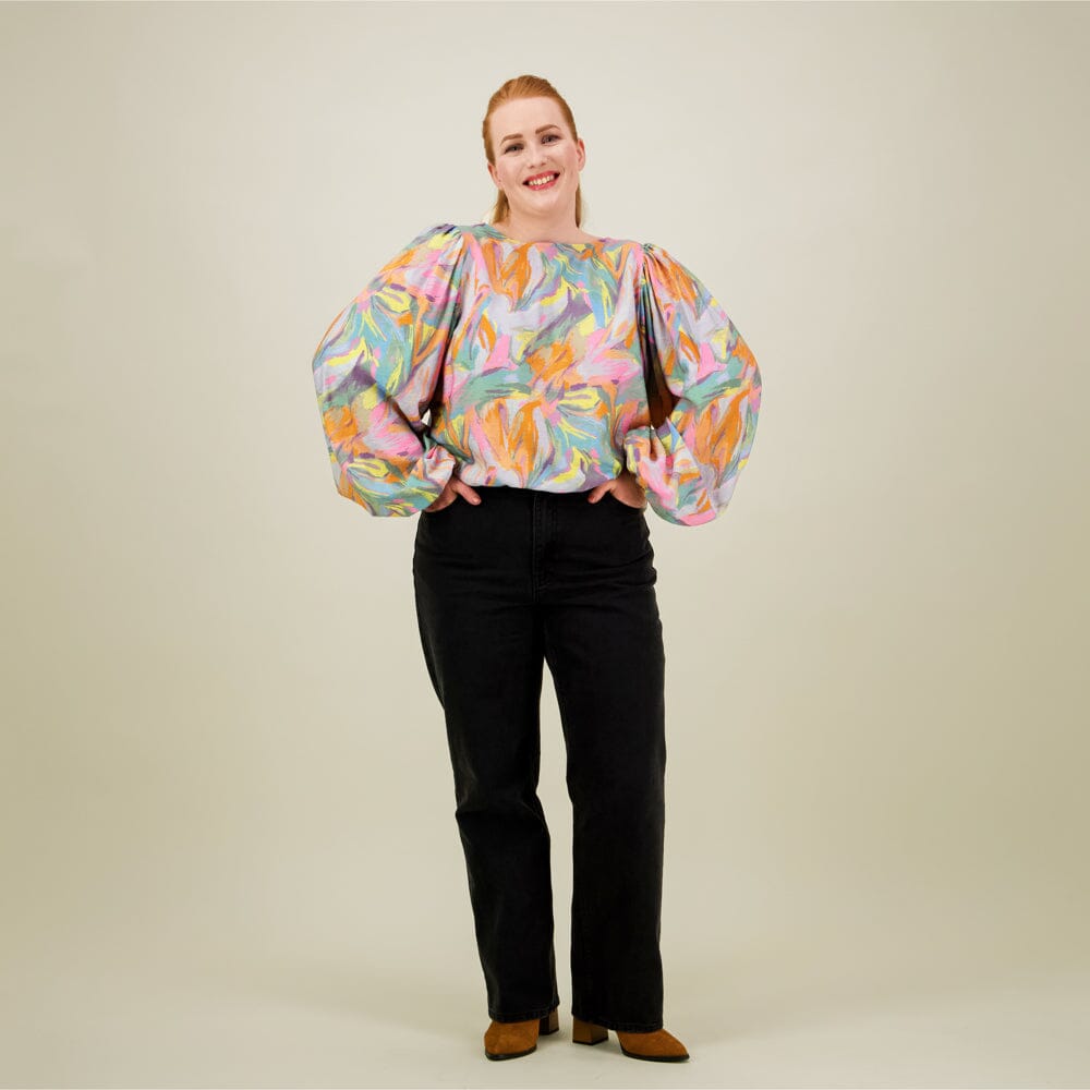 Utopy Volume Sleeve Blouse -Paita Aikuisten paita Can't Stop Dreaming