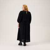 Volume Sleeve Midi Dress -Mekko | Licorice Aikuisten mekko Oh, Oui!