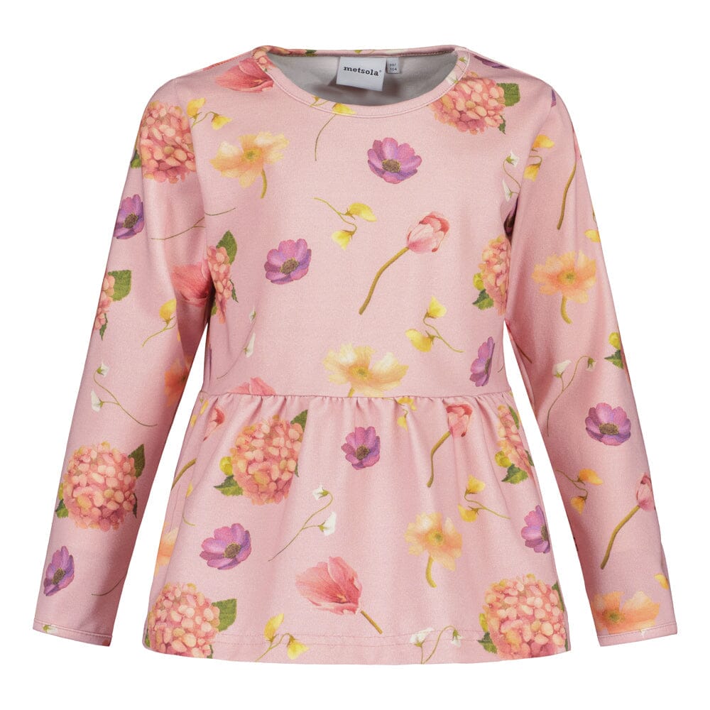 Whispers Peplum Shirt -Paita | Rosy Pitkähihainen paita Under the Same Moon