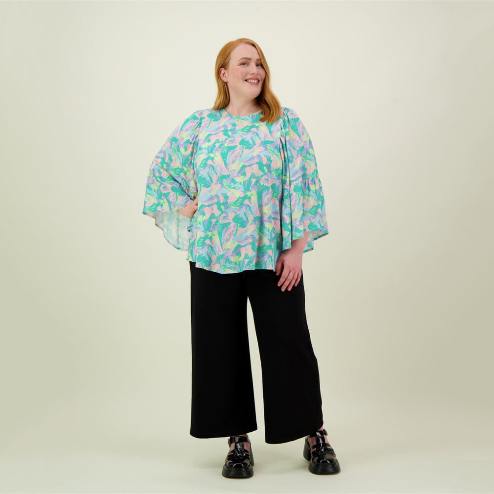 WIDE LEG CULOTTES -HOUSUT | BLACK Aikuisten housut My Happy Place Women