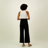 WIDE LEG CULOTTES -HOUSUT | BLACK Aikuisten housut My Happy Place Women