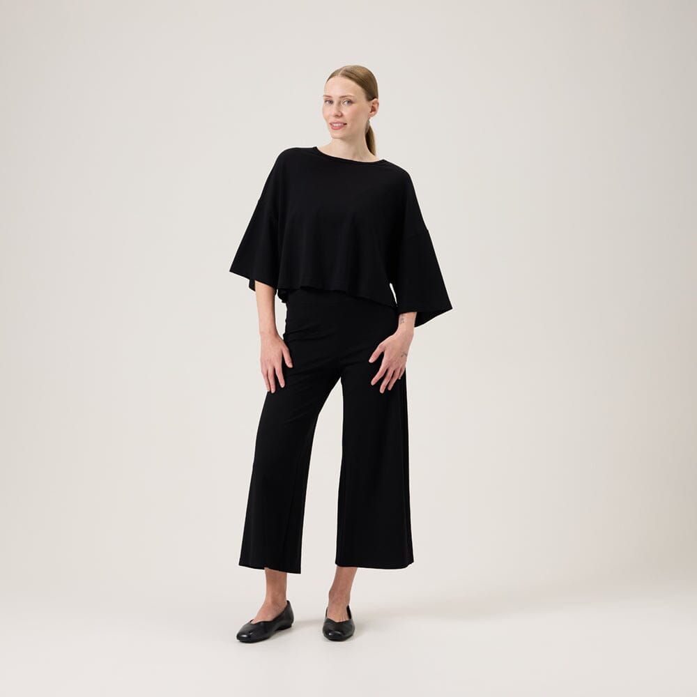 Wide Leg Culottes -Housut | Black Aikuisten housut Oh, Oui!