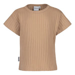 Wide Rib Boxy -T-Paita | Nougat Lyhythihainen paita Dancing In The Sunshine