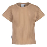Wide Rib Boxy -T-Paita | Nougat Lyhythihainen paita Dancing In The Sunshine