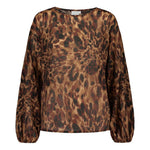 Wildie Volume Sleeve Blouse | Multicolour Aikuisten paita Oh, Oui!