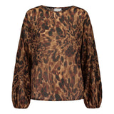 Wildie Volume Sleeve Blouse | Multicolour Aikuisten paita Oh, Oui!