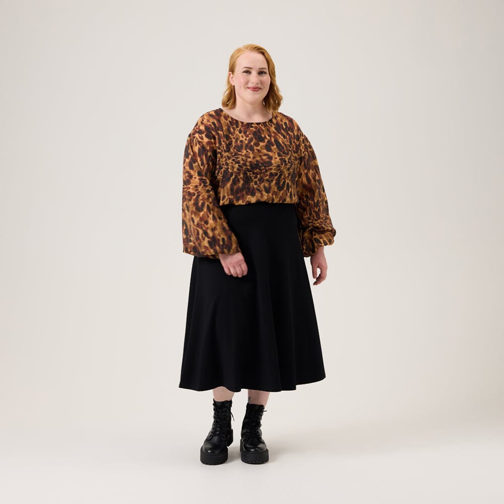 Wildie Volume Sleeve Blouse -Paita Aikuisten paita Oh, Oui!