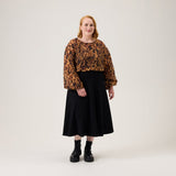 Wildie Volume Sleeve Blouse -Paita Aikuisten paita Oh, Oui!