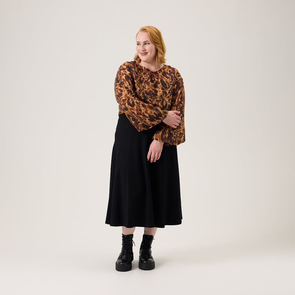Wildie Volume Sleeve Blouse -Paita Aikuisten paita Oh, Oui!