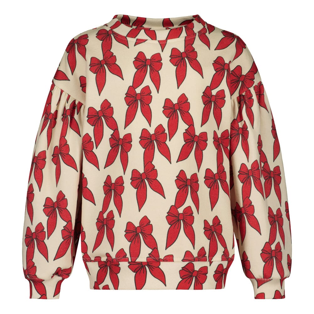 Winter Dance Puff Sleeve Sweater | Poppy Pitkähihainen paita You Make Me Happy