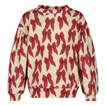 Winter Dance Puff Sleeve Sweater | Poppy Pitkähihainen paita You Make Me Happy