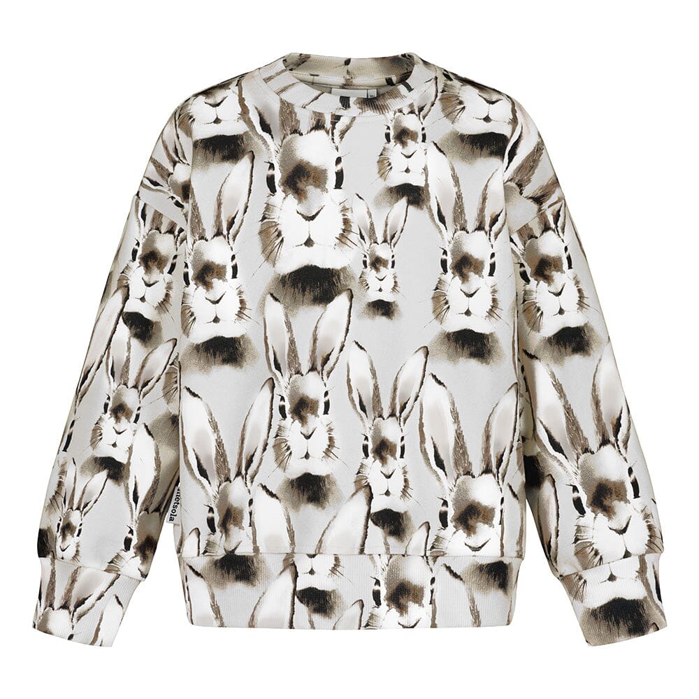 Women's Bunny Grey Oversize Sweater -Collegepaita Aikuisten paita Metsola