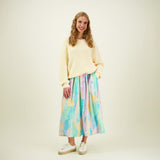 Womens Cotton Knit Jumper | Milky Aikuisten neulepaita More Love